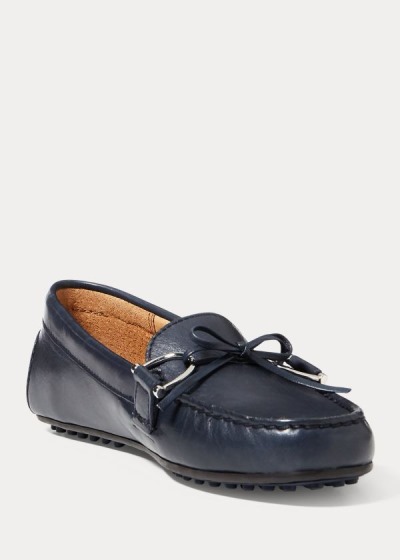 Women's Ralph Lauren Briley Leather Loafers | 915487DBL